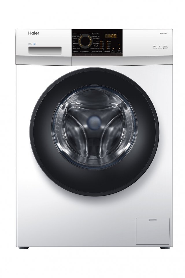 lavatrice con carica frontale HW60-12829 di Haier 6 kg 45 cm lavatrice con carica frontale HW60-12829 di Haier 6 kg 45 cm