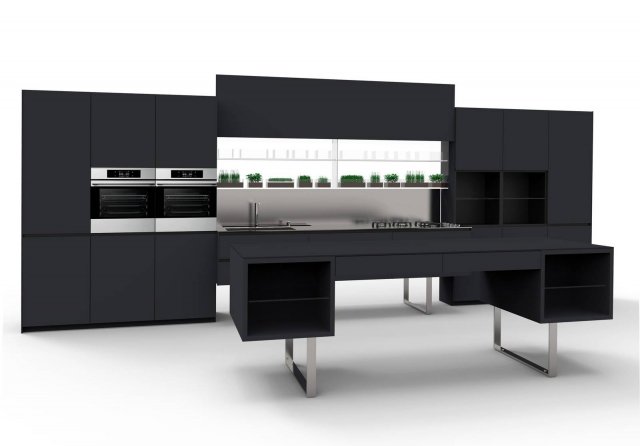 cucina nera Sipario di Aran Cucine cucina nera Sipario di Aran Cucine