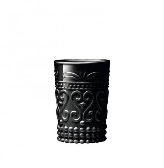bicchiere in versione rock black Tumbler collezione Provenzale di Zafferano bicchiere in versione rock black Tumbler collezione Provenzale di Zafferano