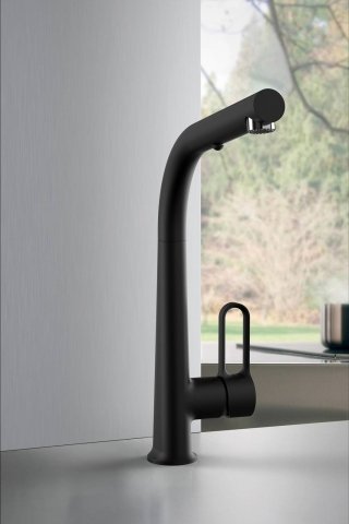 miscelatore rubinetto cucina colore nero Skinny di FIMA divisione Kitchen miscelatore rubinetto cucina colore nero Skinny di FIMA divisione Kitchen