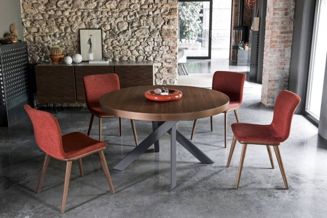 Calligaris -Tivoli- tavolo tondo allungabile Calligaris -Tivoli- tavolo tondo allungabile