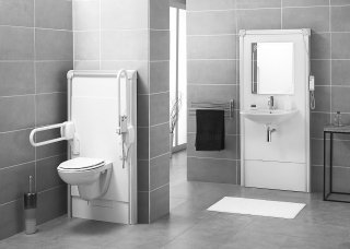 water con modulo motorizzato controparete Sanilife di Sanitrit water con modulo motorizzato controparete Sanilife di Sanitrit