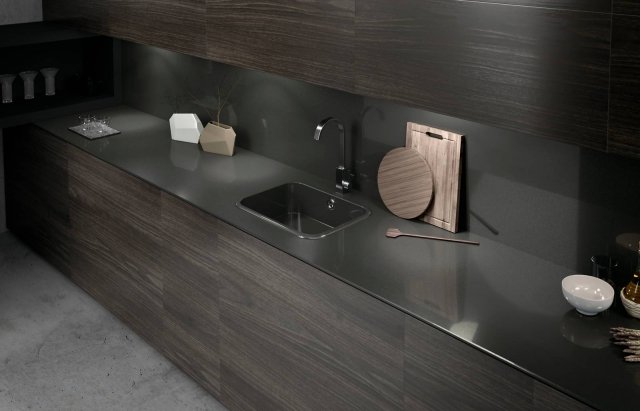 lavandino cucina integrato monoblocco a una vasca Integrity Top di Cosentino lavandino cucina integrato monoblocco a una vasca Integrity Top di Cosentino