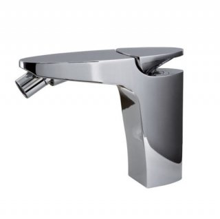 miscelatore monocomando cromato per bidet Eclipse di Fima (design Giuseppe Bavuso) miscelatore monocomando cromato per bidet Eclipse di Fima (design Giuseppe Bavuso)