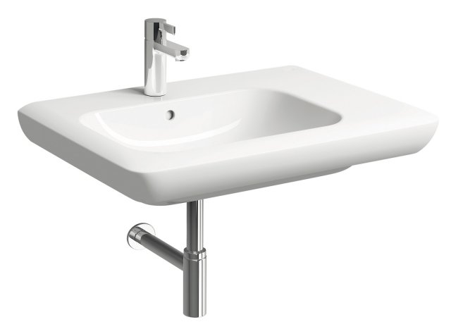 È in ceramica bianca il lavabo monoforo asimmetrico 70 destro della collezione Fast di Pozzi Ginori. Misura 70 x P 48 cm. Prezzo, Iva esclusa, 223 euro. www.pozzi-ginori.it È in ceramica bianca il lavabo monoforo asimmetrico 70 destro della collezione Fast di Pozzi Ginori. Misura 70 x P 48 cm. Prezzo, Iva esclusa, 223 euro. www.pozzi-ginori.it