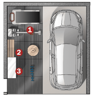 Pavimento in gomma e byke e... la palestra è allestita!