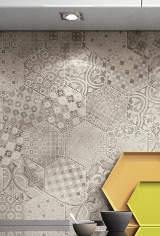 piastrelle cementine esagonali collezione Rewind di Ragno piastrelle cementine esagonali collezione Rewind di Ragno
