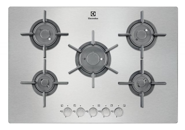bruciatore Flush Vertical Flame del piano EGU 7657 NOX di Electrolux riscalda base pentole direttamente largo 75 cm bruciatore Flush Vertical Flame del piano EGU 7657 NOX di Electrolux riscalda base pentole direttamente largo 75 cm