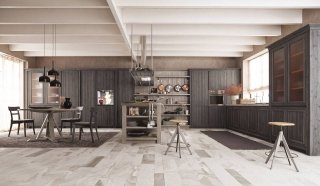 cucina con penisola Maestrale 2 di Scandola Mobili cucina con penisola Maestrale 2 di Scandola Mobili