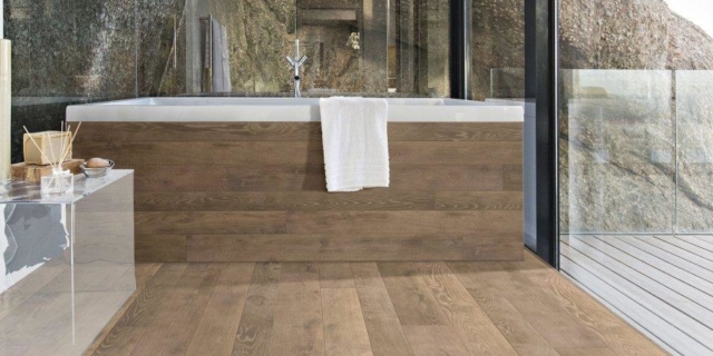 Rivestimenti cose di casa Bagno parquet e mosaico