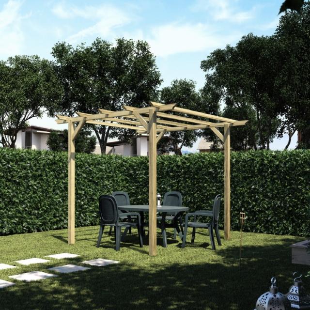pergola libera Apple di Leroy Merlin in legno di pino pergola libera Apple di Leroy Merlin in legno di pino