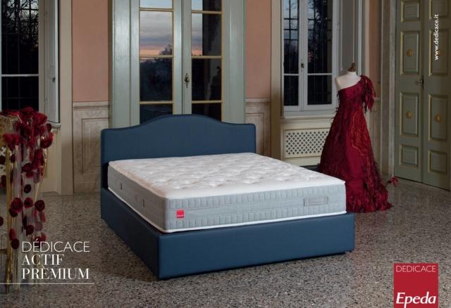 DÉDICACE ACTIF PREMIUM: sostegno ad altissima precisione e perfetta ergonomia per un benessere di riposo profondamente rigenerante. DÉDICACE ACTIF PREMIUM: sostegno ad altissima precisione e perfetta ergonomia per un benessere di riposo profondamente rigenerante.