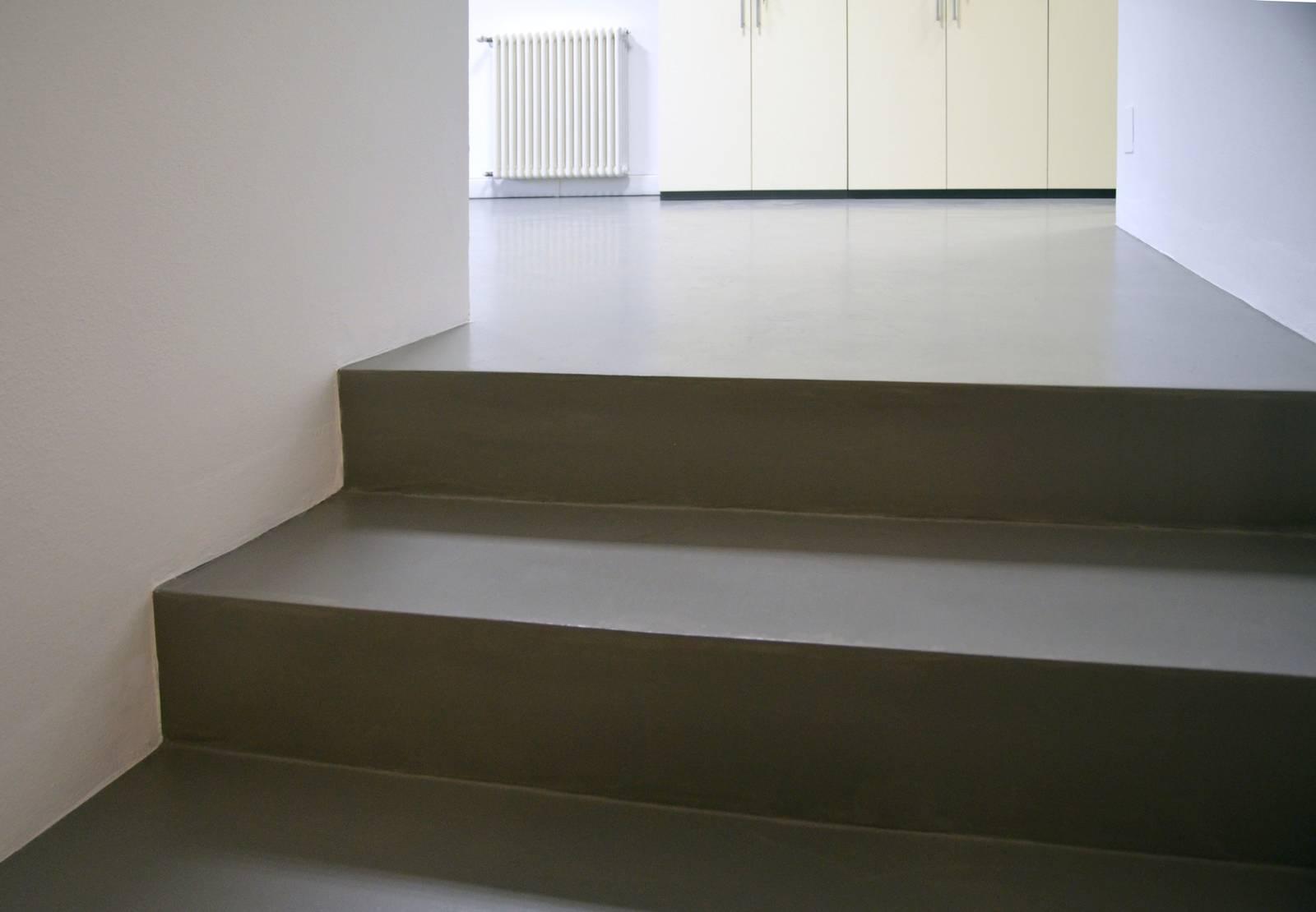 Spaziocontinuo, la resina perfetta anche per scale e gradini cose ... Pavimentazioni interne moderne