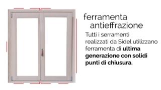 ferramenta antieffrazione per serramenti Sidel completo ferramenta antieffrazione per serramenti Sidel completo