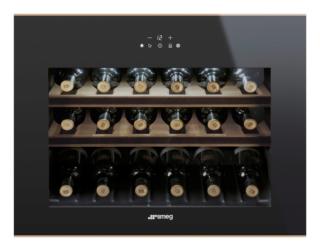 cantinetta Estetica Dolce Stil Novo CVI618NR di Smeg classe a+ cantinetta Estetica Dolce Stil Novo CVI618NR di Smeg classe a+