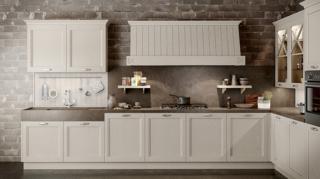 cucina Frida di Arredo3 dotata di piano di lavoro e lavello integrato in Okite® cucina Frida di Arredo3 dotata di piano di lavoro e lavello integrato in Okite®