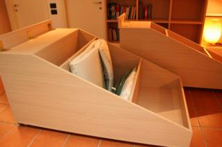 Contenitori estraibili mansarda