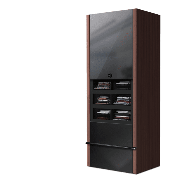 cabina armadio intelligente per stiratura, Laundroid da Seven Dreamers cabina armadio intelligente per stiratura, Laundroid da Seven Dreamers