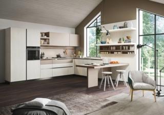 cucina aperta sul living First di Snaidero cucina aperta sul living First di Snaidero
