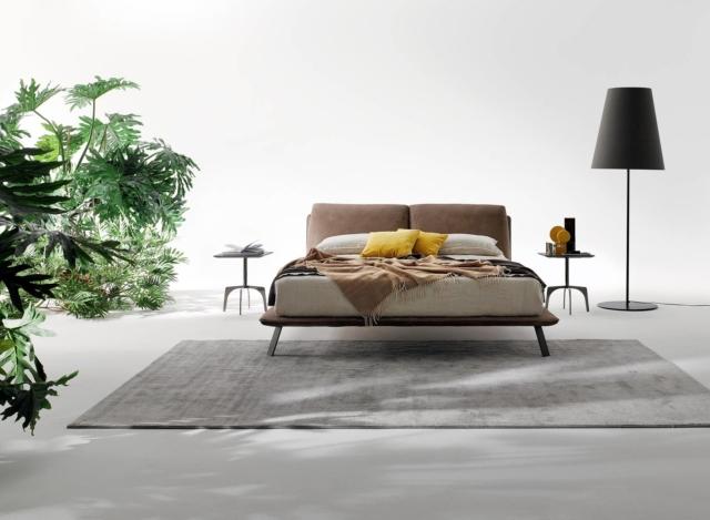 Kanaha di Ditre Italia, design Daniele Lo Scalzo Moscheri, è il nuovo letto della collezione The Relax Collection, studiata per garantire un sonno confortevole. La struttura a vista in cuoio, che si rifà allo stile dei grandi maestri del design contemporaneo, lo rende un arredo raffinato e ricercato. Gli elementi in metallo si fondono perfettamente con la testiera imbottita sottolineandone l'aspetto sartoriale. www.ditreitalia.it Kanaha di Ditre Italia, design Daniele Lo Scalzo Moscheri, è il nuovo letto della collezione The Relax Collection, studiata per garantire un sonno confortevole. La struttura a vista in cuoio, che si rifà allo stile dei grandi maestri del design contemporaneo, lo rende un arredo raffinato e ricercato. Gli elementi in metallo si fondono perfettamente con la testiera imbottita sottolineandone l'aspetto sartoriale. www.ditreitalia.it