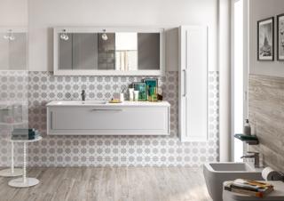 Gres porcellanato effetto cementina serie BON TON decoro ARABESQUE di Iperceramica Gres porcellanato effetto cementina serie BON TON decoro ARABESQUE di Iperceramica