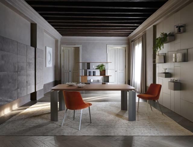 Panta Rei di Ronda Design, design Studio 28, è il nuovo tavolo allungabile (da sei a otto posti) che ha la struttura in metallo verniciato e il piano rettangolare disponibile in diverse finiture: vetro bianco o nero, legno, ceramica o marmo. Le gambe hanno un'originale forma romboidale e nell'allungamento seguono il piano del tavolo senza creare alcun intralcio. Misura L 180/240 x P 100 x H 75 cm. www.rondadesign.it Panta Rei di Ronda Design, design Studio 28, è il nuovo tavolo allungabile (da sei a otto posti) che ha la struttura in metallo verniciato e il piano rettangolare disponibile in diverse finiture: vetro bianco o nero, legno, ceramica o marmo. Le gambe hanno un'originale forma romboidale e nell'allungamento seguono il piano del tavolo senza creare alcun intralcio. Misura L 180/240 x P 100 x H 75 cm. www.rondadesign.it