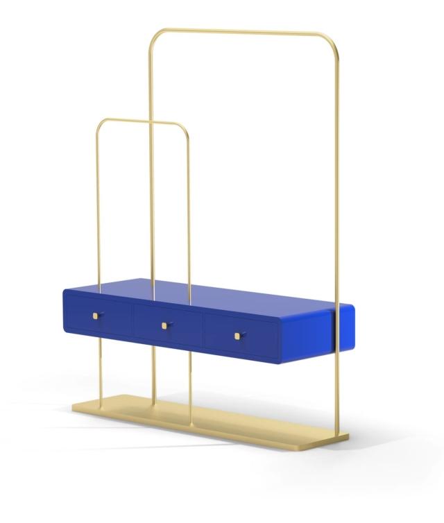 Lea Chan Hanger di VGnewtrend, design Lea Chan, è il nuovo appendiabiti raffinato e pratico nello stesso tempo: è formato da una sottile struttura in metallo con una preziosa finitura oro che accoglie tre cassetti colorati. Misura L 106 x P 28 x H 140 cm. www.vgnewtrend.it Lea Chan Hanger di VGnewtrend, design Lea Chan, è il nuovo appendiabiti raffinato e pratico nello stesso tempo: è formato da una sottile struttura in metallo con una preziosa finitura oro che accoglie tre cassetti colorati. Misura L 106 x P 28 x H 140 cm. www.vgnewtrend.it