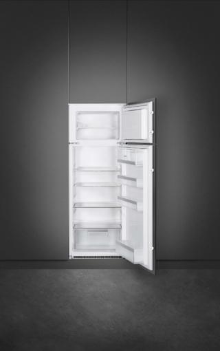 frigorifero doppia porta da incasso D72302P di Smeg in classe di efficienza energetica A++ e capacitò 180 litri frigorifero doppia porta da incasso D72302P di Smeg in classe di efficienza energetica A++ e capacitò 180 litri