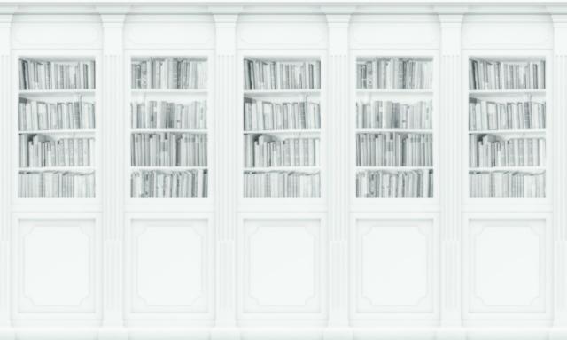 carta da parati Bookcase, coll. Illusion Jokes di WallPepper boiserie carta da parati Bookcase, coll. Illusion Jokes di WallPepper boiserie