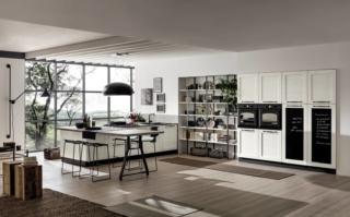 cucina con bancone snack Kali di Arrex cucina con bancone snack Kali di Arrex