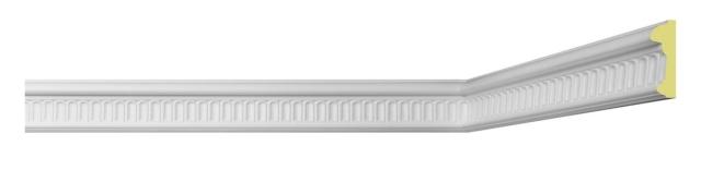 Decori in polistirolo: la cornice piatta da decoro (C3040) può essere utilizzata sia a soffitto sia a parete. Decori in polistirolo: la cornice piatta da decoro (C3040) può essere utilizzata sia a soffitto sia a parete.