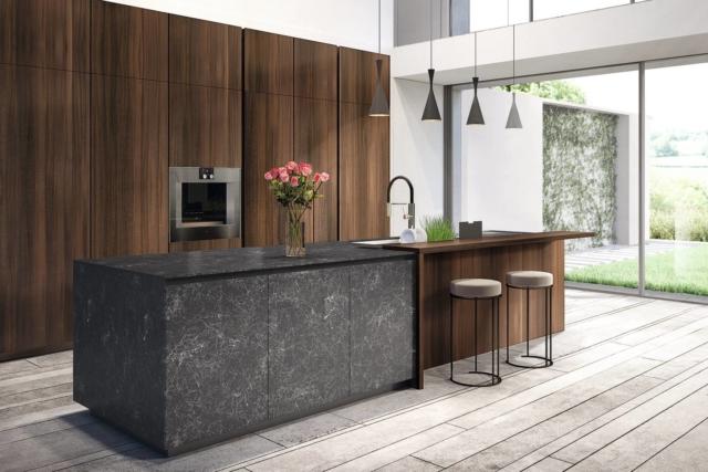 Telero di Euromobil cucina con frigorifero incassato Telero di Euromobil cucina con frigorifero incassato