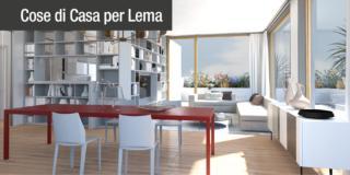 Progetto in 3D: separare cucina e soggiorno con la libreria su misura