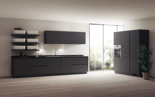 QI di Scavolini cucina con frigorifero incassato QI di Scavolini cucina con frigorifero incassato