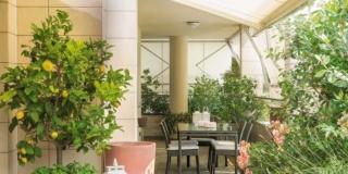 Una terrazza arredata anche con le piante diventa soggiorno open air