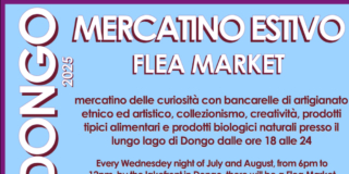 DONGO 2025, Mercatino estivo DONGO 2025, Mercatino estivo