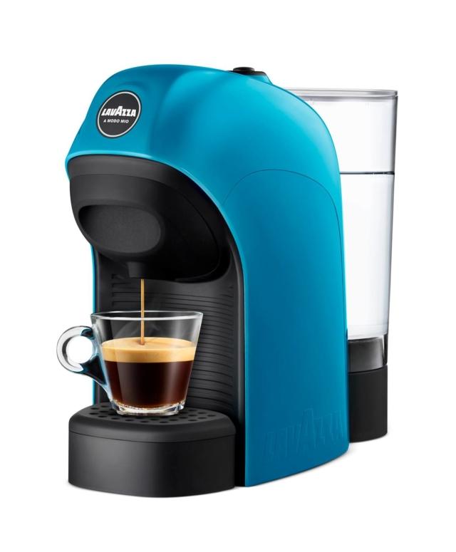 macchina per caffè blu Lavazza A Modo Mio Tiny macchina per caffè blu Lavazza A Modo Mio Tiny