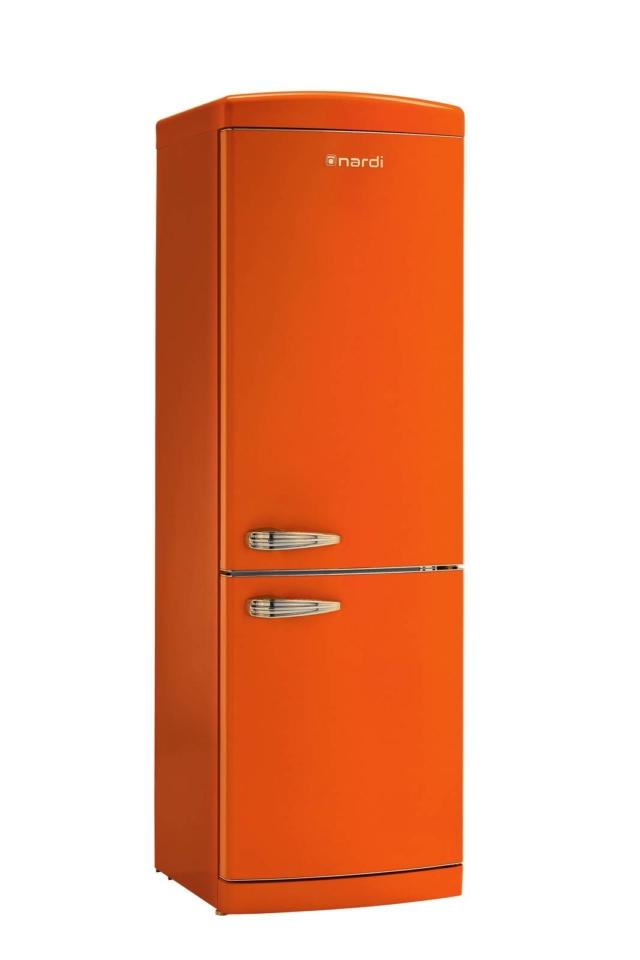 frigocongelatore NFR 32R NF combinato Total No Frost in color arancione di Nardi frigocongelatore NFR 32R NF combinato Total No Frost in color arancione di Nardi