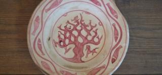 Piatto "Albero" della serie Bacini Ceramici