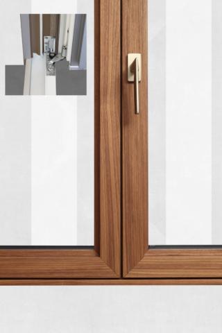 sistema di infissi legno/allumini Dry di ERCO sistema di infissi legno/allumini Dry di ERCO