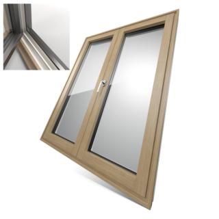 linea FIN-Ligna di Finstral prevede legno massello per il lato interno linea FIN-Ligna di Finstral prevede legno massello per il lato interno