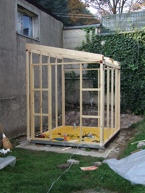 Casetta studio in giardino, costruita con il fai da te cose di casa Progetto costruzione casetta in legno