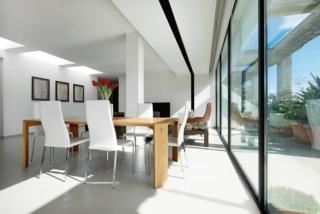 Attico vetrate zona pranzo Attico vetrate zona pranzo