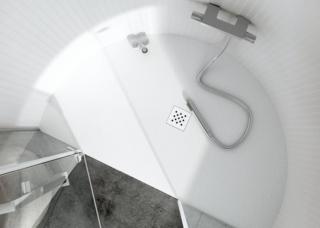 Piatto doccia Fiora Elax su misura con scarico Classic System