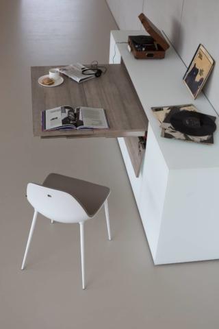 Atim Lunch, tavolo estraibile senza gamba Atim Lunch, tavolo estraibile senza gamba