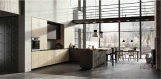 cucina aperta sul soggiorno Charisma Meeting di Berloni che contenere di più con i moduli con profondità maggiore cucina aperta sul soggiorno Charisma Meeting di Berloni che contenere di più con i moduli con profondità maggiore