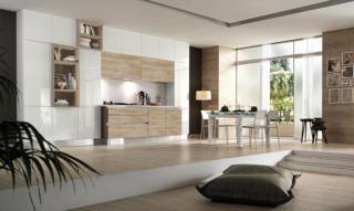 Maila di Conforama è la cucine componibile caratterizzata dalla presenza delle basi con una profondità standard (60 cm) e delle colonne salvaspazio con una profondità pari a 35 cm. Le ante sono disponibili in ventisei colori nella finitura lucida, opaca, legno o cemento. É possibile scegliere  fra sedici maniglie e centoventi tra piani di lavoro, ante, cassetti e cestoni con chiusura ammortizzata. Una composizione base L 255 cm, prezzo 899 euro. www.conforama.it