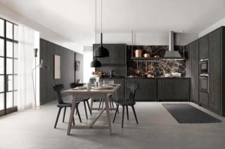 cucina nera Maestrale Nera di Scandola Mobili cucina nera Maestrale Nera di Scandola Mobili