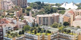 Monaco building roofs - giardino sul tetto