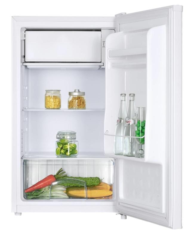elettrodomestici piccoli - In classe A+, HTTF-406W di Haier, provvisto di vano freezer, ha una capacità netta totale di 82 litri. Misura L 48 x P 43 x H 84 cm e costa 189 euro. elettrodomestici piccoli - In classe A+, HTTF-406W di Haier, provvisto di vano freezer, ha una capacità netta totale di 82 litri. Misura L 48 x P 43 x H 84 cm e costa 189 euro.